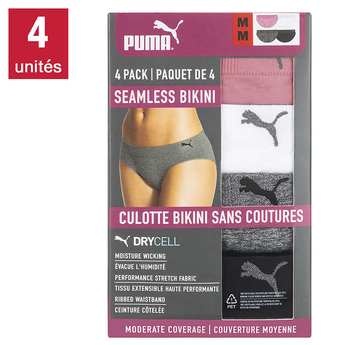 Culotte bikini pour femmes sans latex (paquet de 2