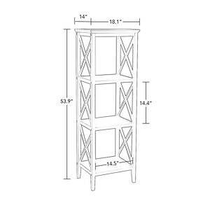 RiverRidge Home La Crosse 54 Storage Tower - White