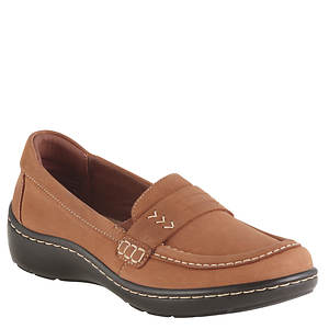 Clarks Collection Leather Slip-On Loafers - Cora Ashly 