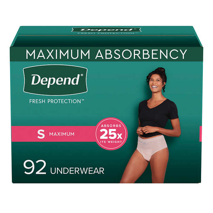 Depend Silhouette Incontinence & Postpartum Underwear 10-pack