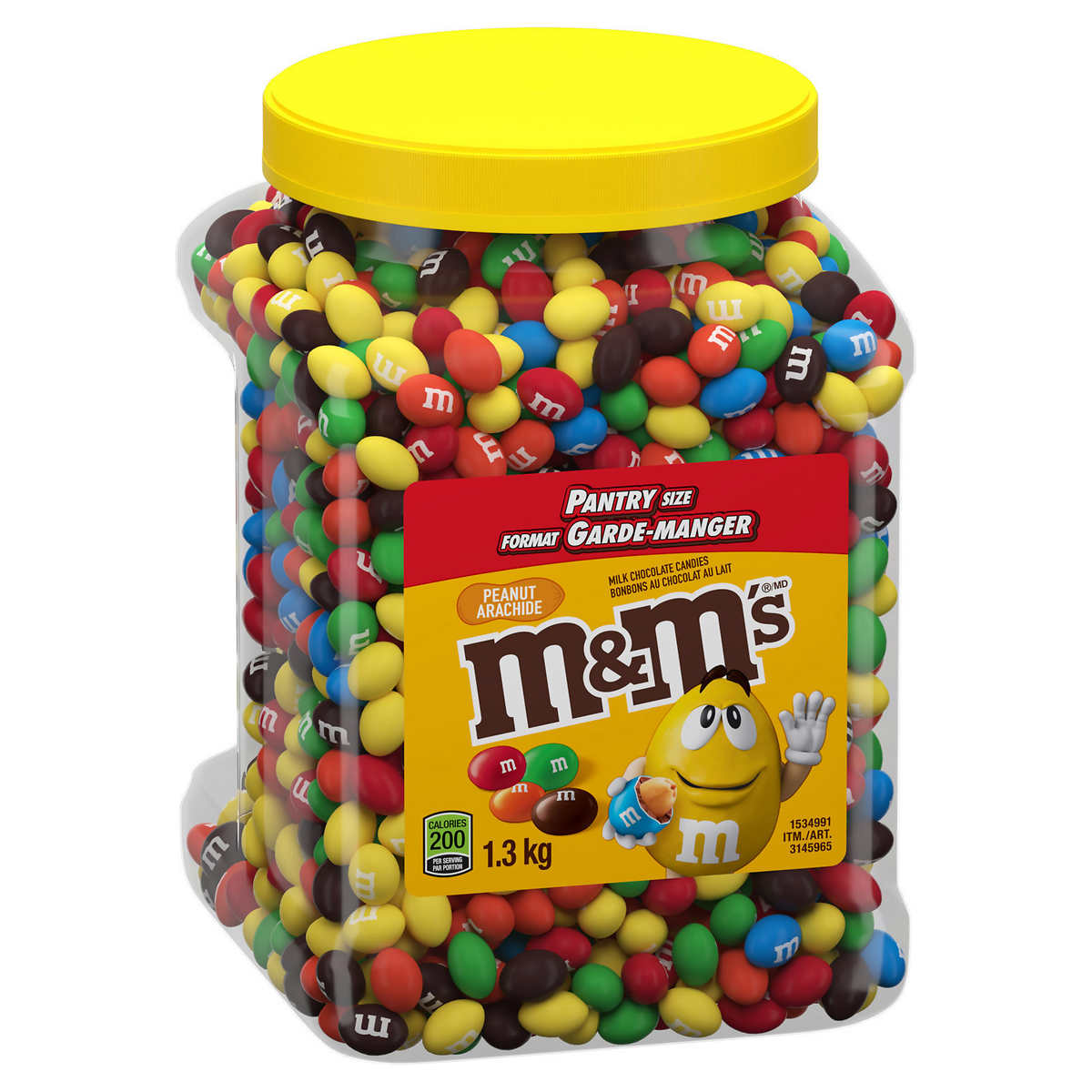 M&M's Peanut Chocolate Candies Party Size Resealable Bags - All City Candy