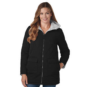 Free Country Womens Stratus Lite Reversible Long Jacket