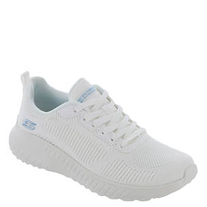 Skechers Off White Bobs Squad Chaos Face Off Trainers