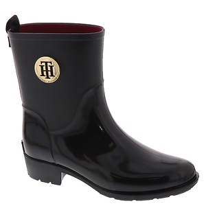 Tommy hilfiger long rain clearance boots