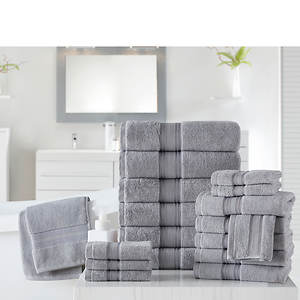 18 piece towel set hot sale