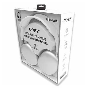 Coby Wireless Metal Folding Headphones Stoneberry