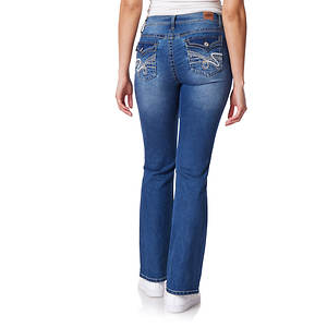 WallFlower Women's Legendary Classic Fit Bootcut Jeans