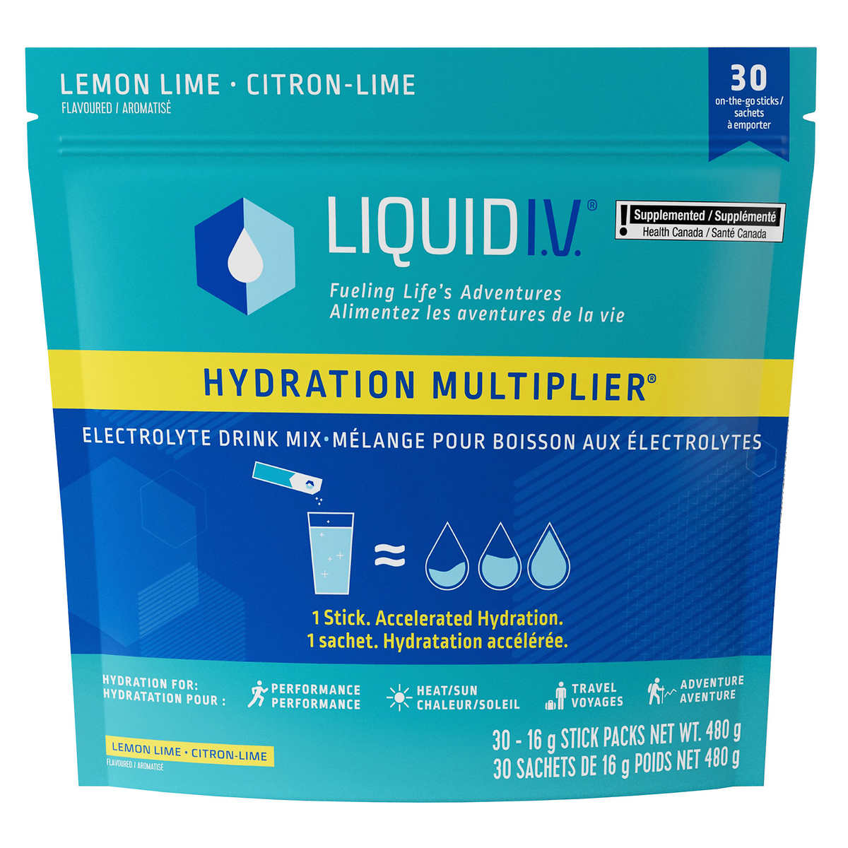 Liquid I.V. Lemon Lime, 30-count