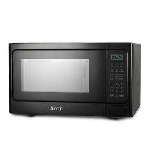 Commercial Chef 1.3 Cu. ft. 1000-Watt Countertop Microwave Oven Stainless Steel