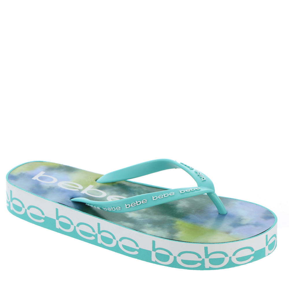 Bebe platform cheap flip flops