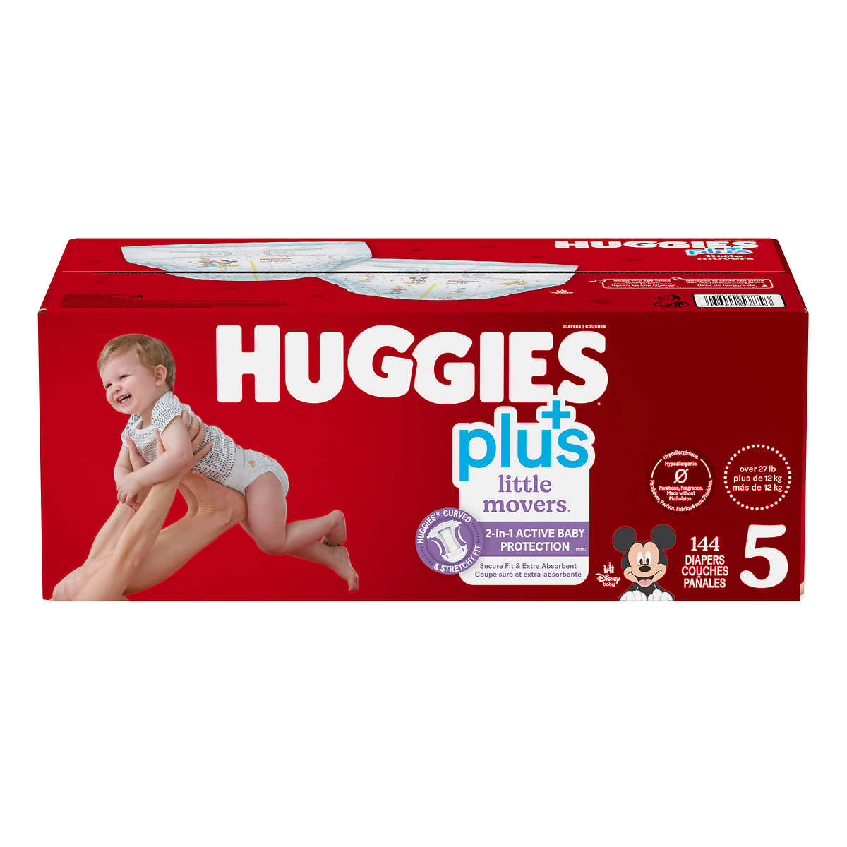 Huggies Little Movers Plus Diapers, Sizes 3 - 6