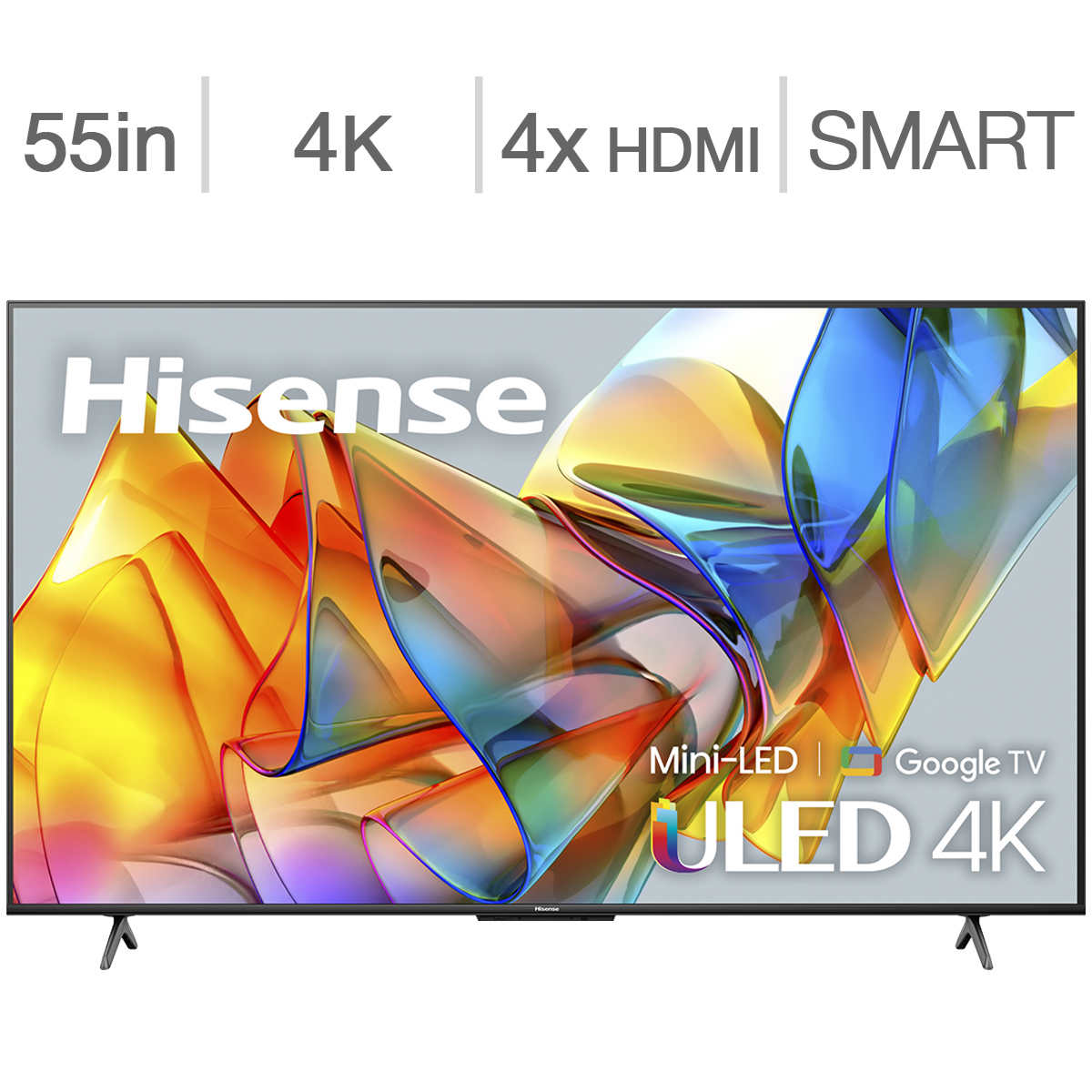 Hisense - 55 Class U6 Series ULED Mini-LED 4K UHD Smart Google TV