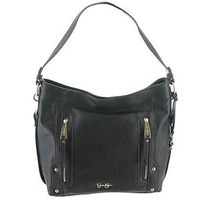 New Jessica Simpson Hobo Crossbody Handbag Purse Black