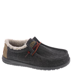 Hey Dude Wally Suede Shoe - Men's Shoes in Black