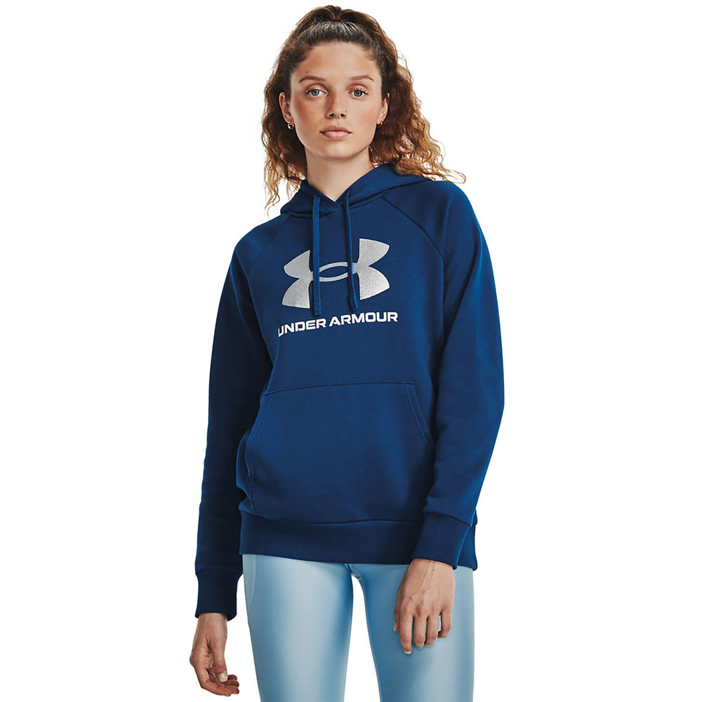 Under Armour Armour Fleece Glitter Logo Hoodie Girls