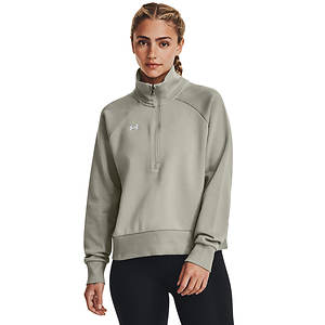 Logo Under Armour Women's White All Day Fleece Jacket