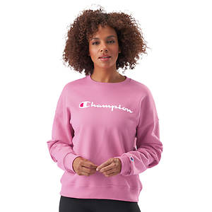 Champion® Women s Powerblend Classic Script Crew Neck