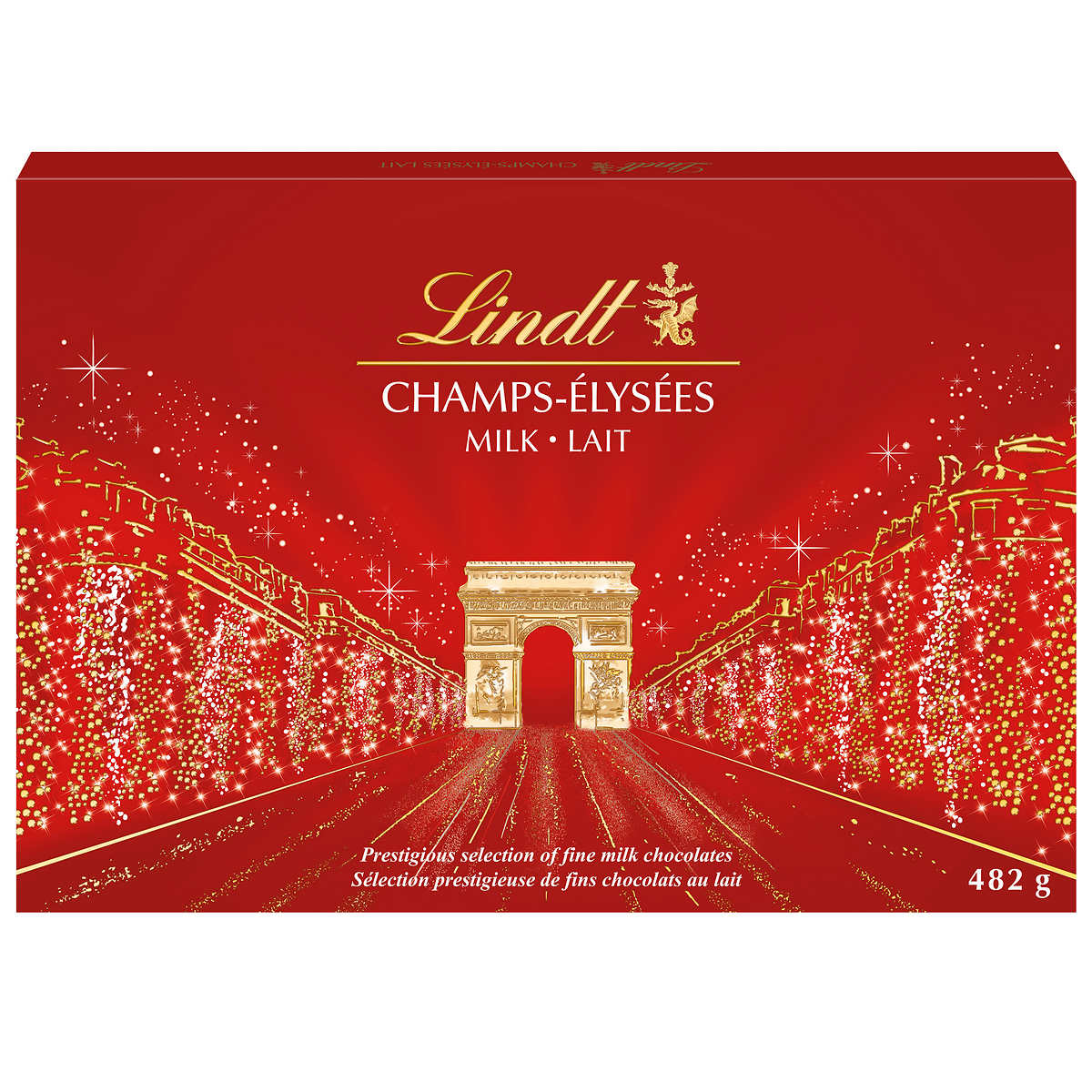 LINDT CHAMPS-ELYSÉES GOLD EDITION 468 G Chocolate Box Gourmet Milk