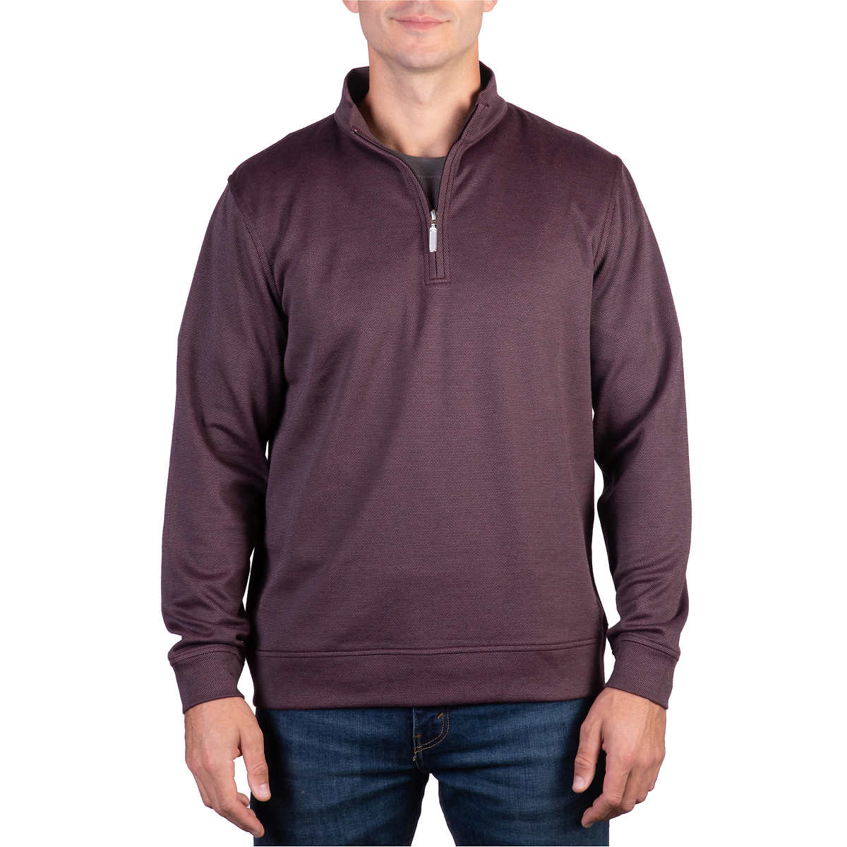 Kirkland Signature Men's 1/4 Zip Sweater | Costco