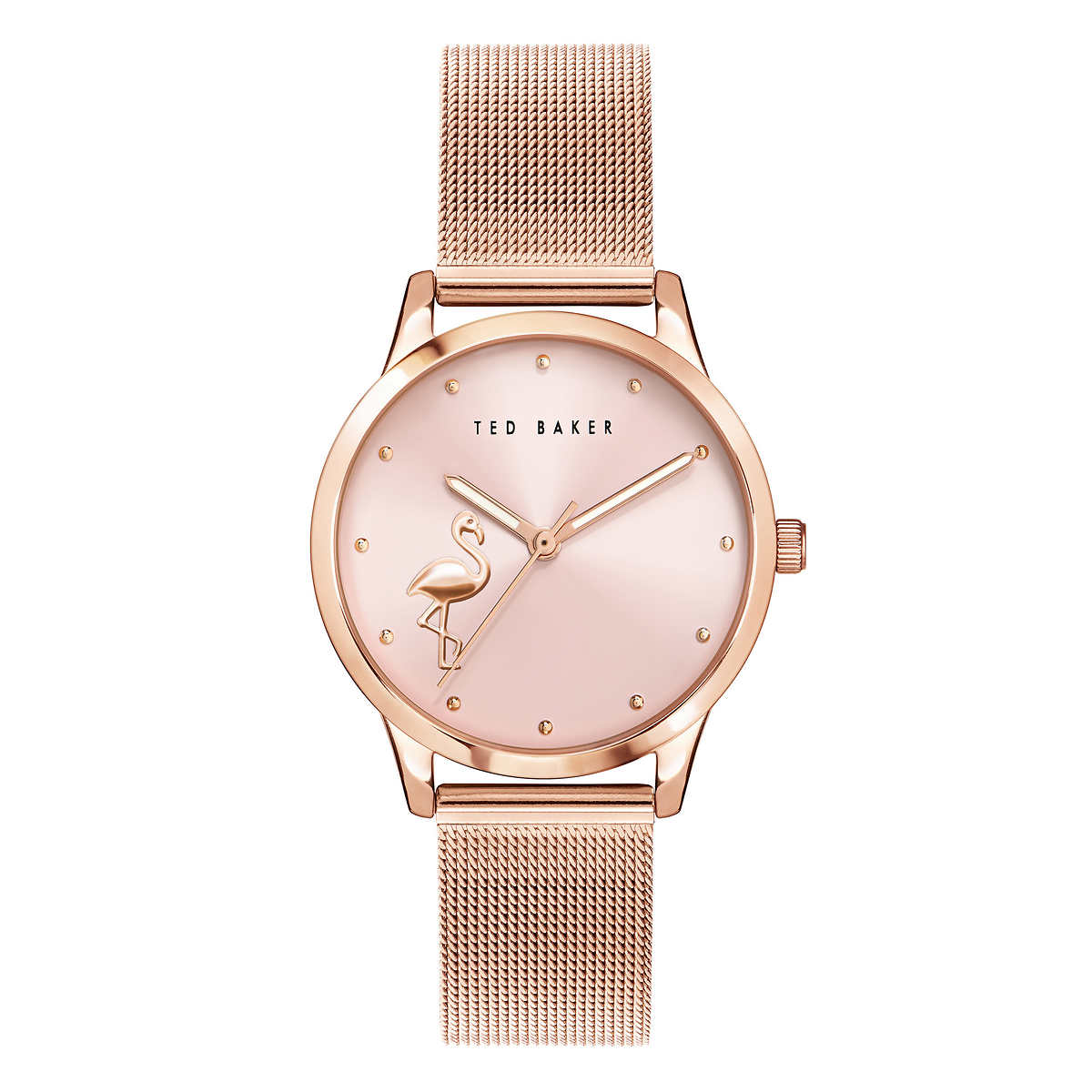 Ted Baker Fitzrovia Flamingo Pink Dial Ladies Watch Costco