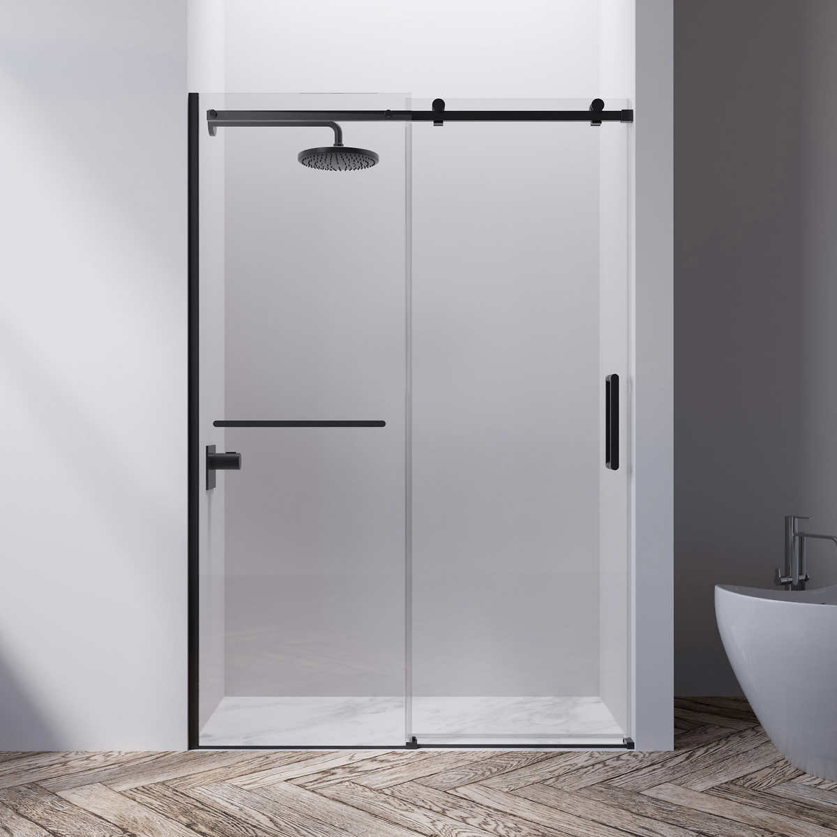 Hydro Vision 60 in. Reversible Shower Door and Base | Costco