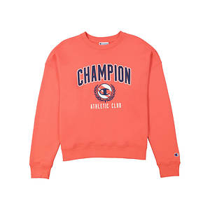 Champion Womens Plus Powerblend Signature Graphic Sweatshirt