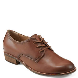 Ahnu Women's Brown Leather Oxford Casual Dress Shoes - Size 7
