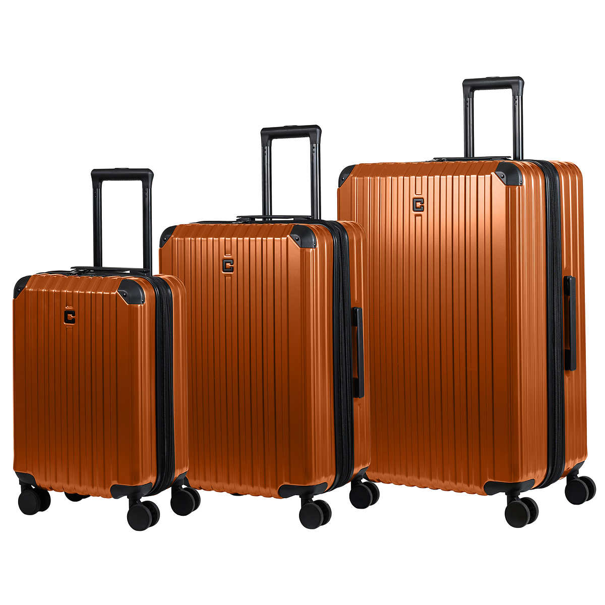 Champs Element Collection 3-Pieces Hardside Luggage Set