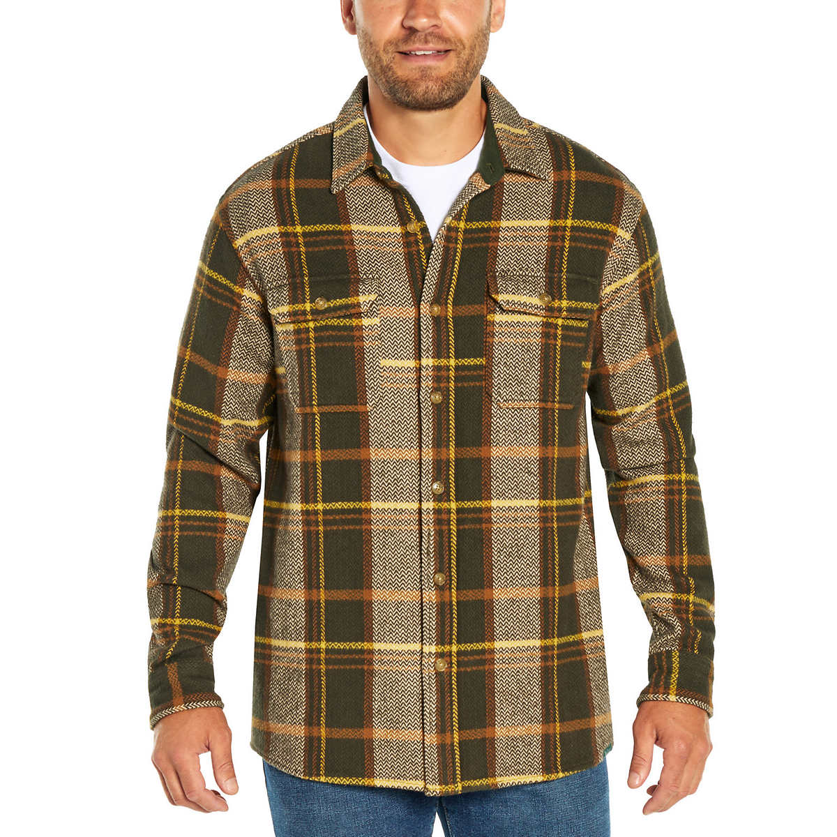 Woolrich Men's Flannel Shirt Jacket | Costco