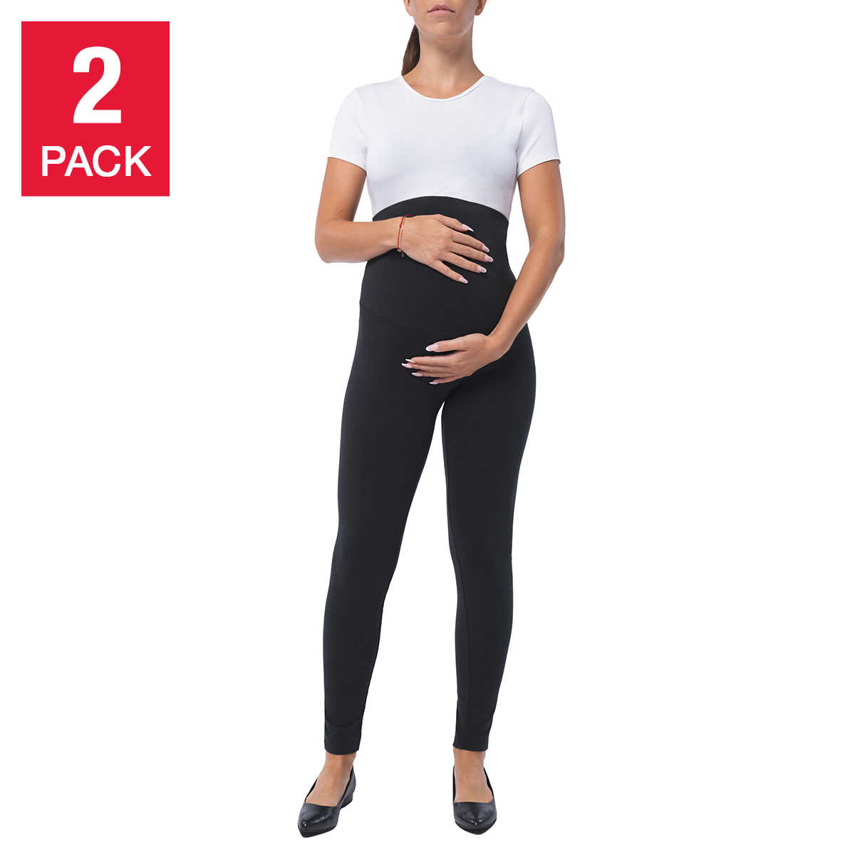 Hybrid Women's Maternity Leggings Over The Belly Pregnancy Pants :  : Clothing, Shoes & Accessories