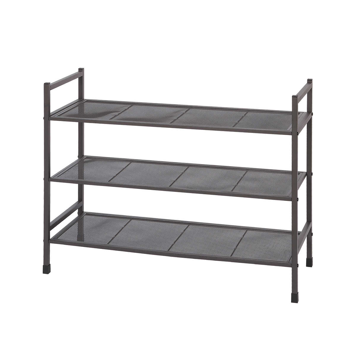 SLEEPING LAMB 2 Tier Metal Long Shoe Rack for Closet, Stackable