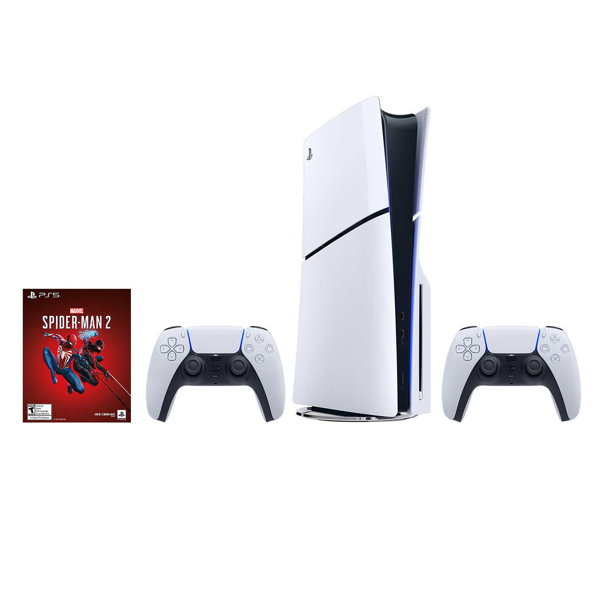 PS5 Spider-Man 2 Slim Console with Extra White Controller | Costco