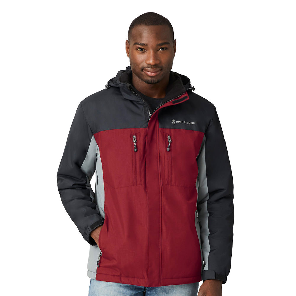 Free country clearance hooded jacket