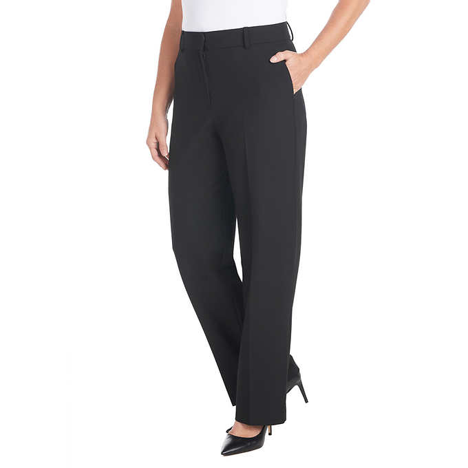 Women's Casual Wide Leg Dress Pants With High Waist and Pockets in 5 C