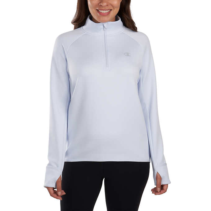 Champion Tech Women's Half Zip Textured Top | Costco