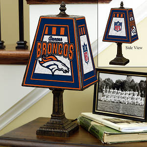 NFL Art Glass Lamp by Memory Company