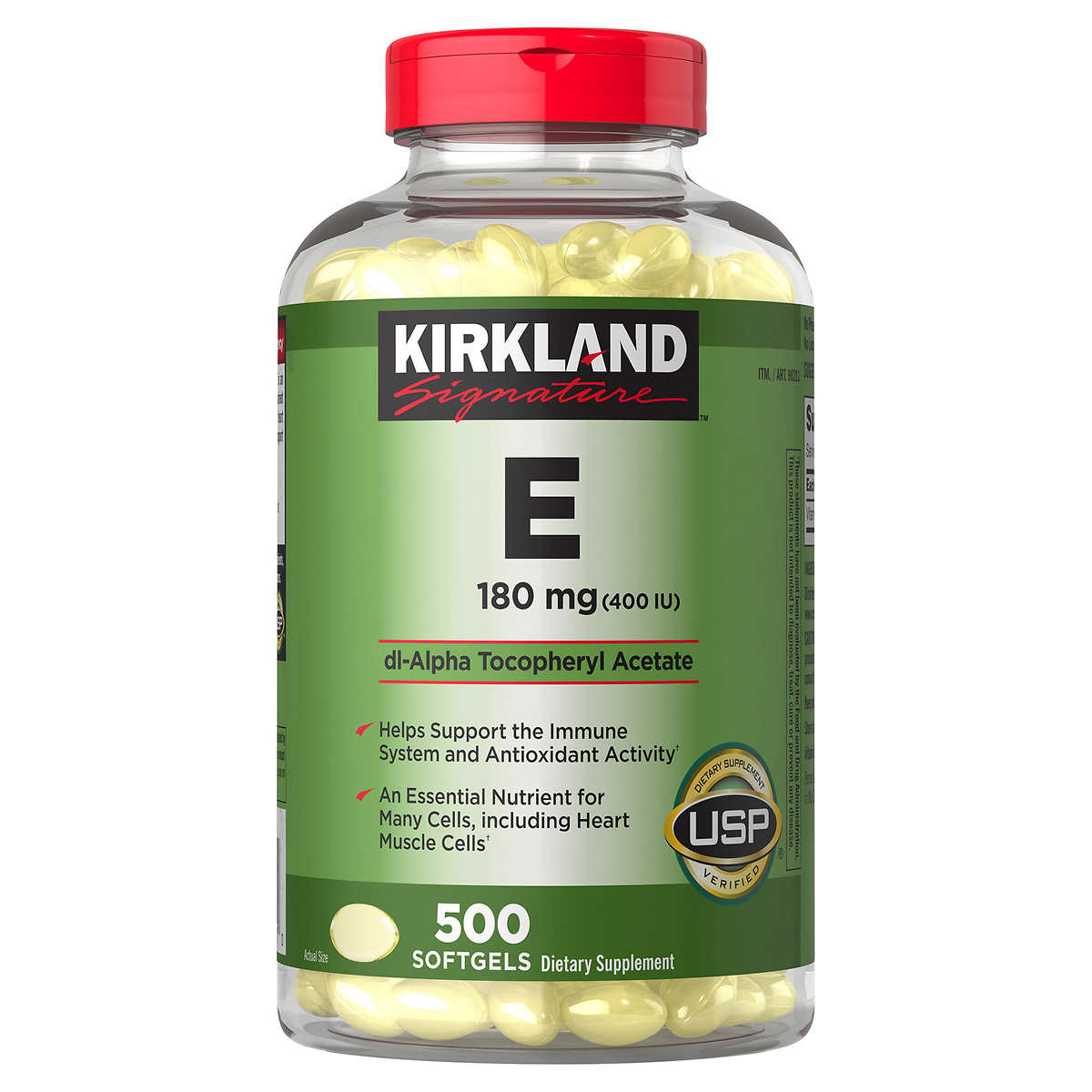 Kirkland Signature Vitamin E 180 Mg 500 Softgels Costco