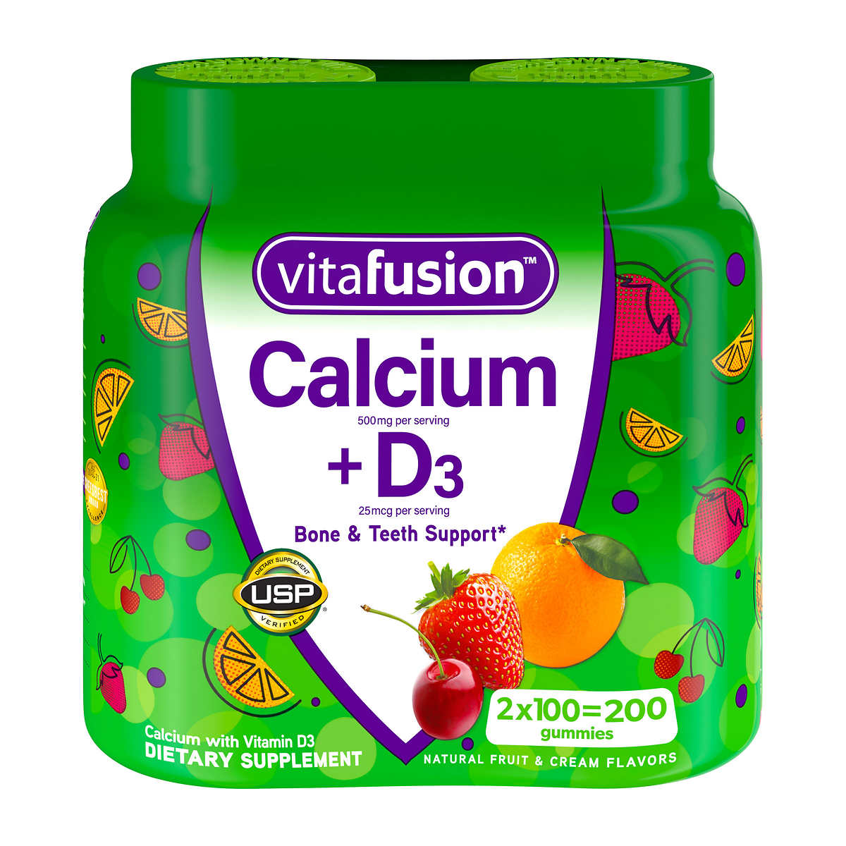 Vitafusion Calcium D 200 Gummy Vitamins Costco
