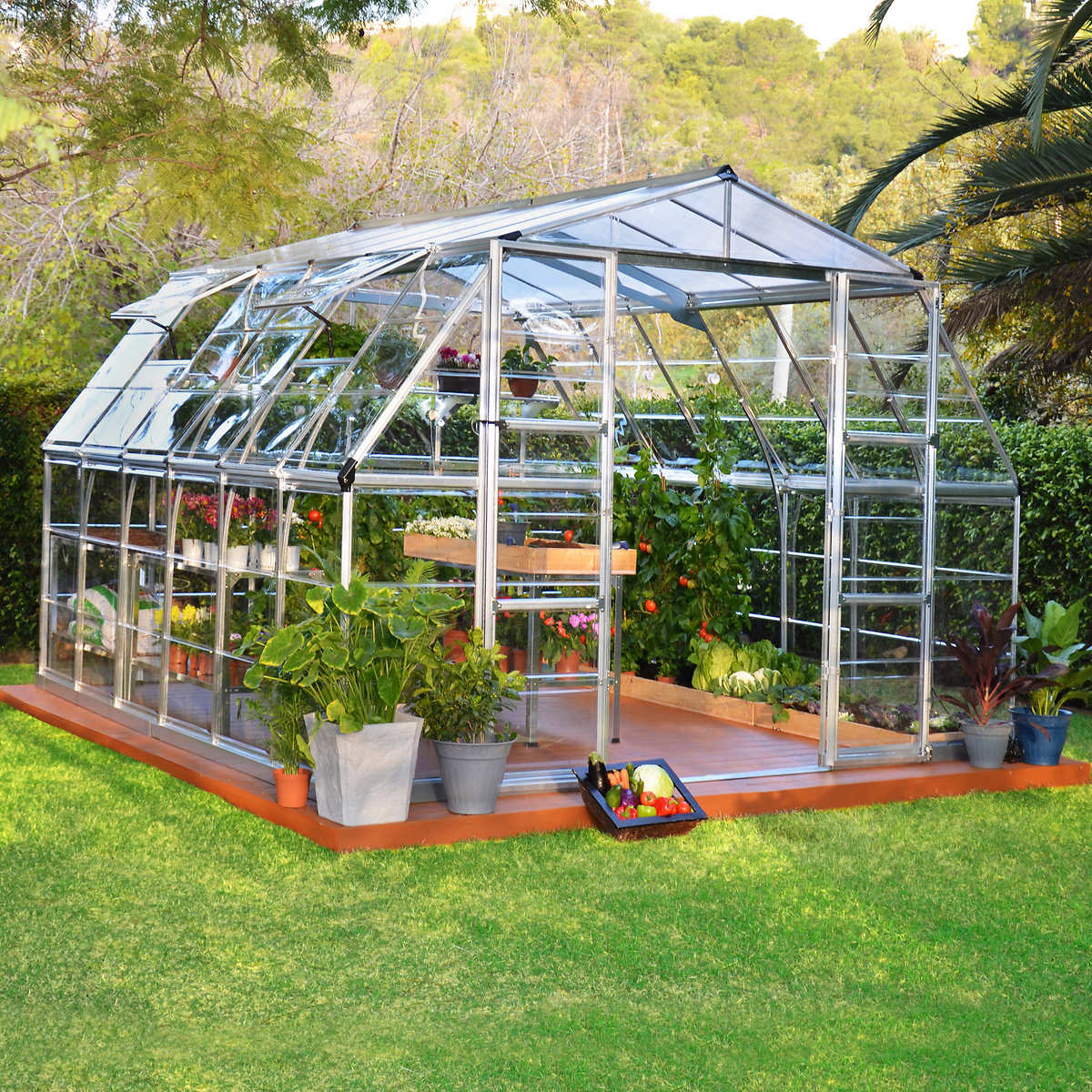 Americana 12 X 12 Greenhouse With Premium Accessory Package