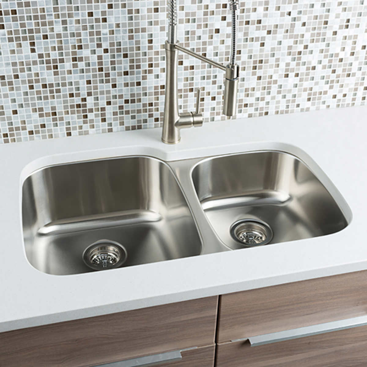 Hahn Chef Series 60 40 Double Bowl Sink