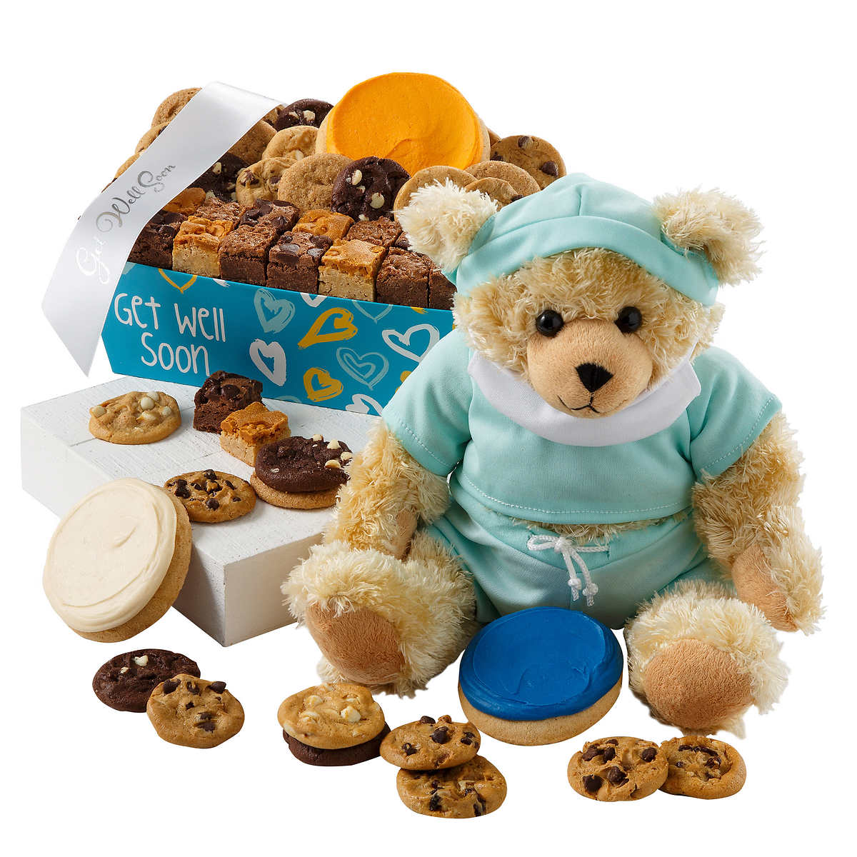 Ethical Dog - Fun Food Jumbo Cookie Plush Toy Assorted / 11 inch