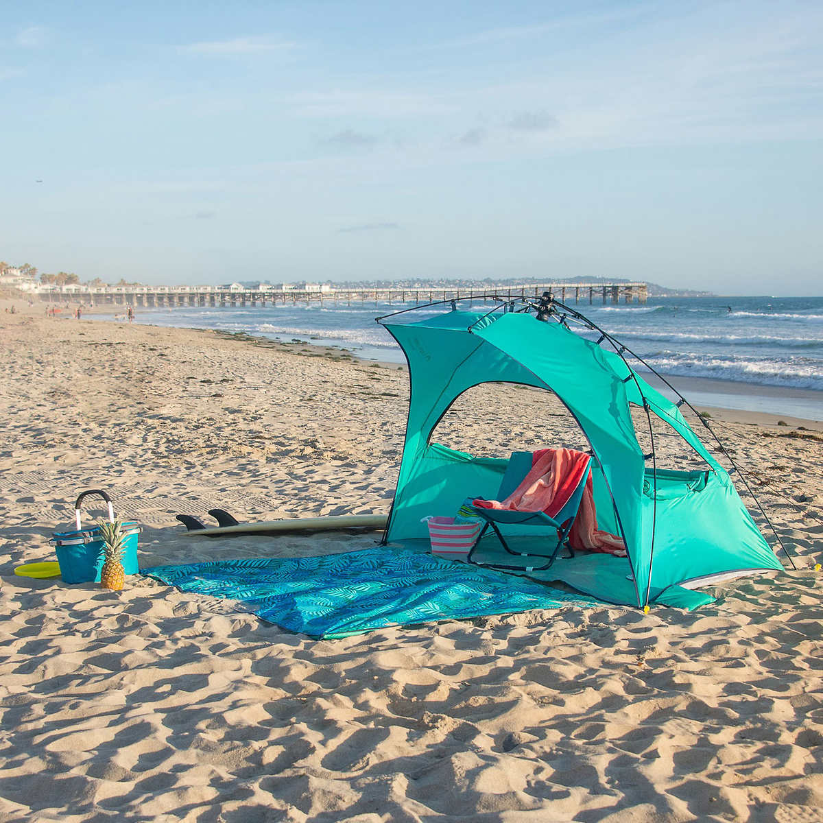 Lightspeed Outdoors Newport Sun Shelter with Detachable Blanket