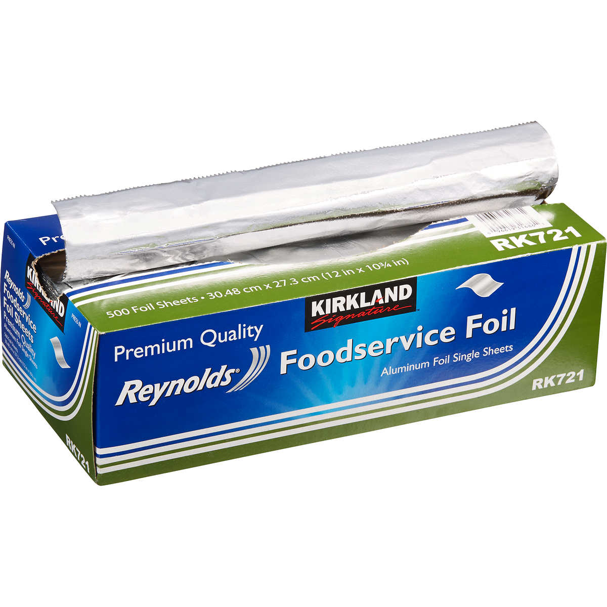 Kirkland Signature Reynolds Foodservice Aluminum Foil, Pre-Cut Single  Sheets, 500-count
