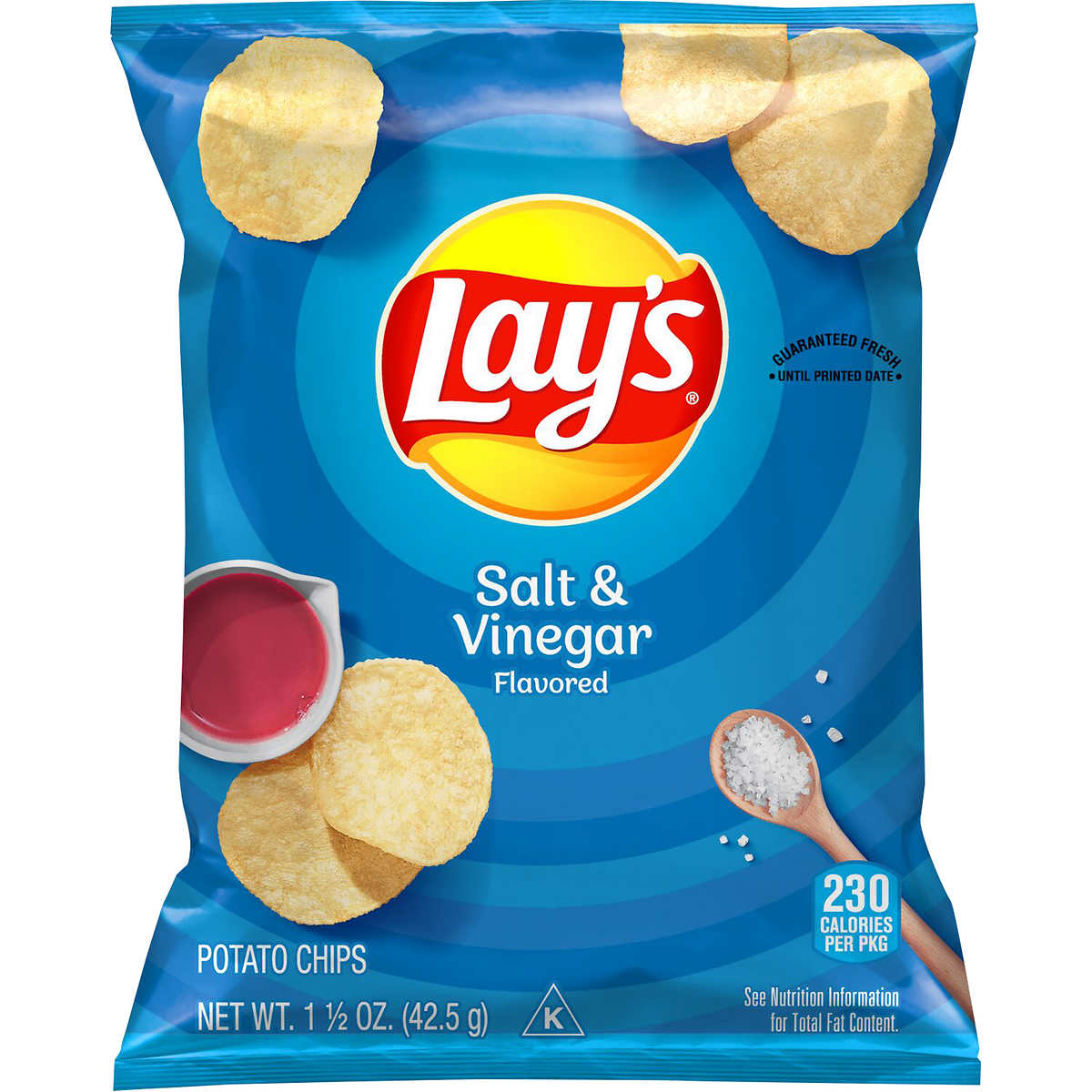Lay S Potato Chips Salt Vinegar 1 5 Oz 64 Ct Costco