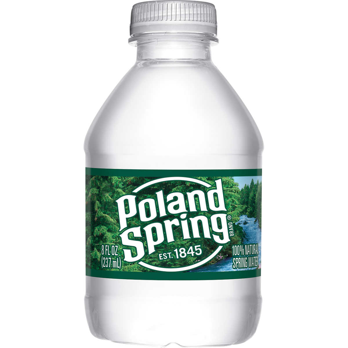 Poland Spring 100 Natural Spring Water 8 Oz 48 Ct Costco