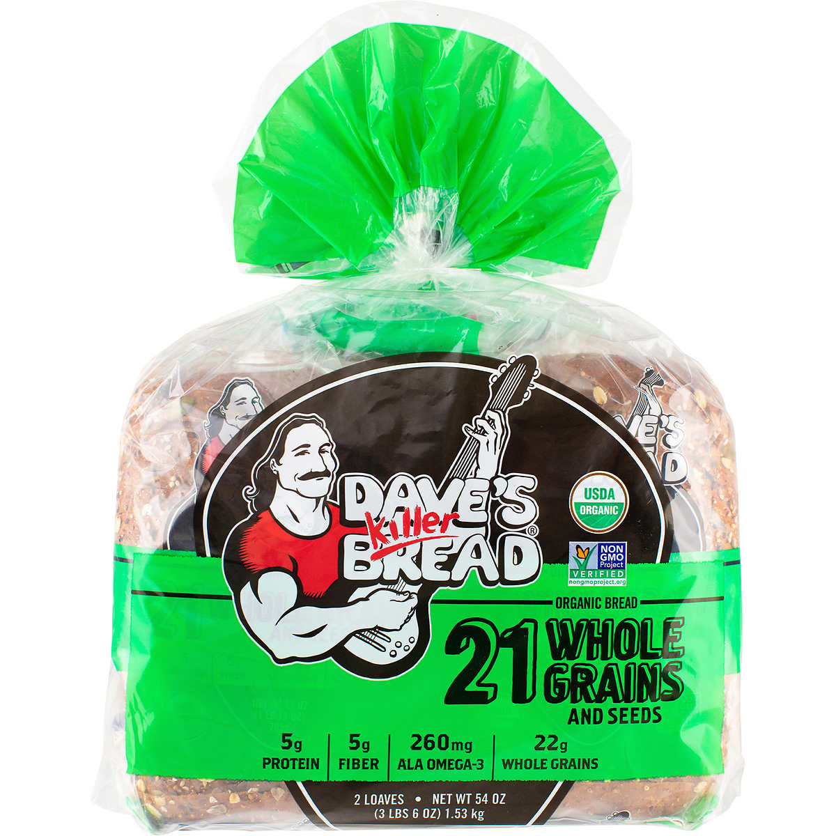 Dave S Organic Bread 21 Whole Grains 27 Oz 2 Ct Costco