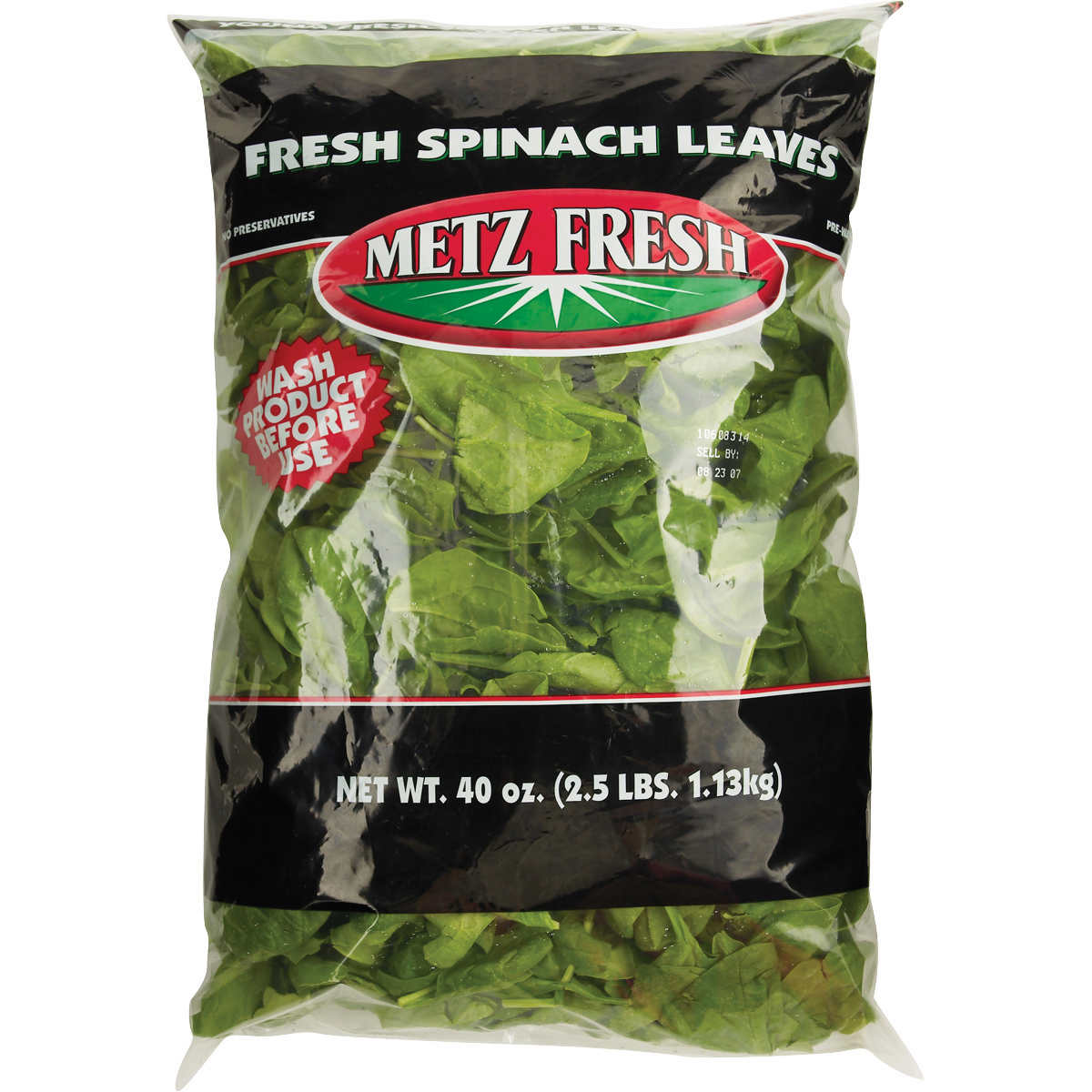 Leaf Spinach 2 5 Lbs