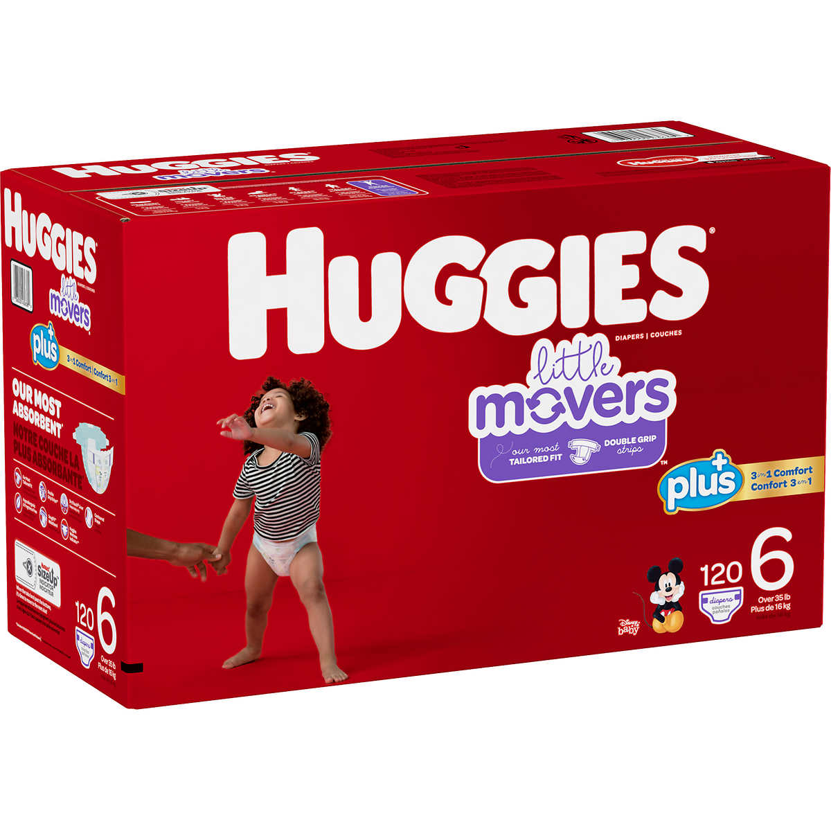 Huggies Little Movers Diapers Size 6 120 Ct