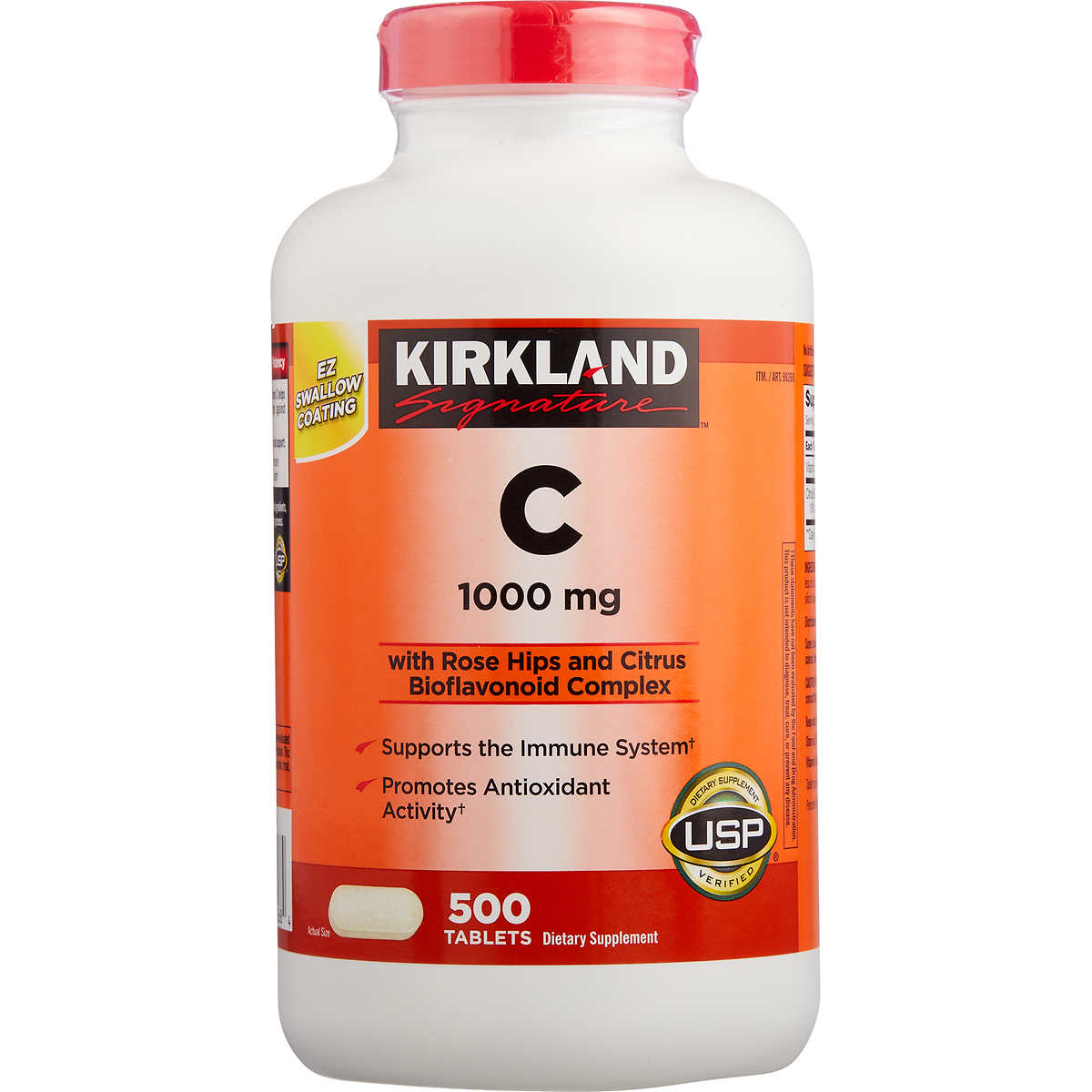 Kirkland Signature Vitamin C With Rose Hips 500 Ct Costco