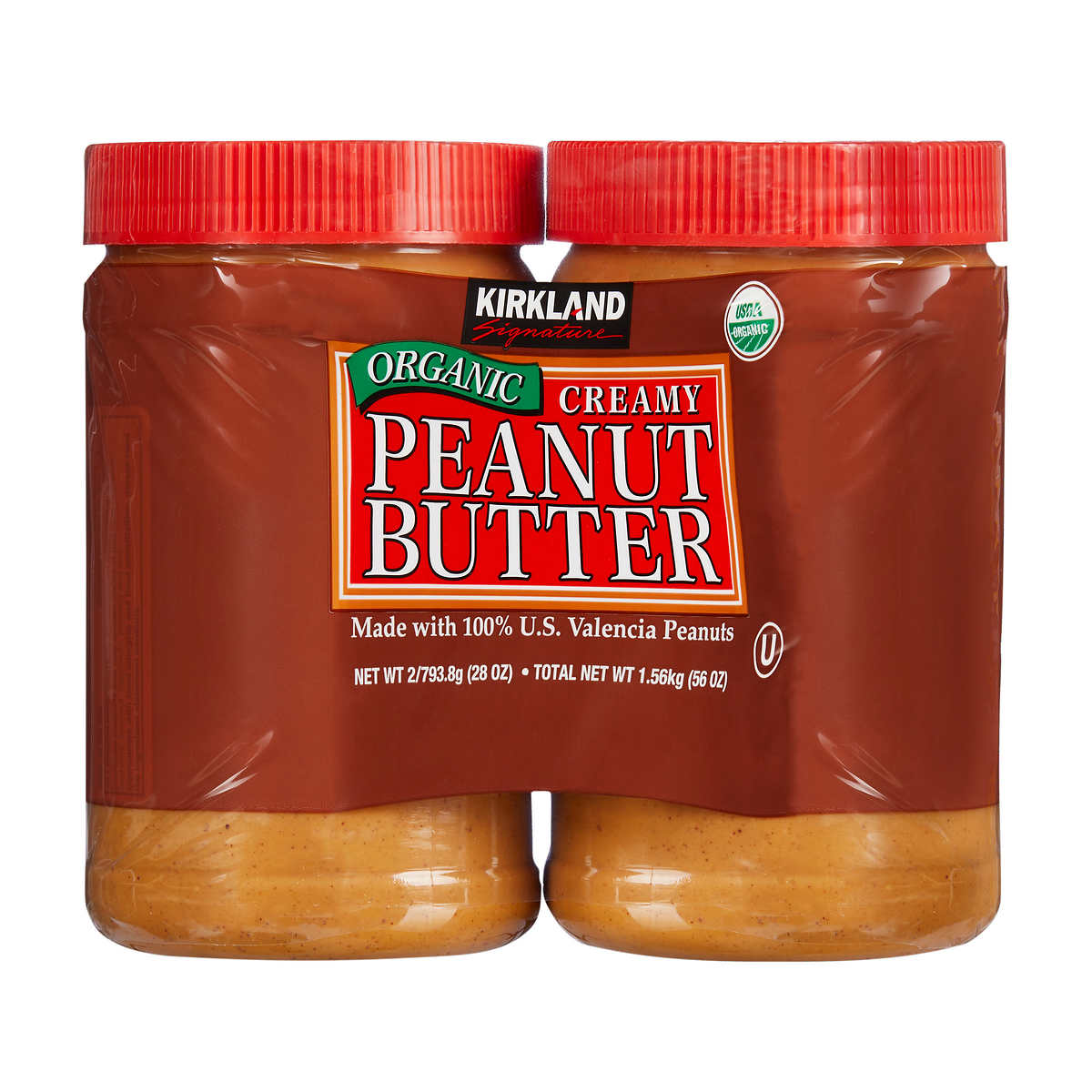 Kirkland Signature Organic Peanut Butter 28 Oz 2 Count Costco